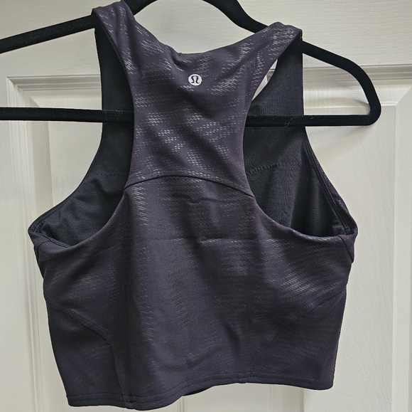 Black Align High Neck Bra - Picture 2 of 3